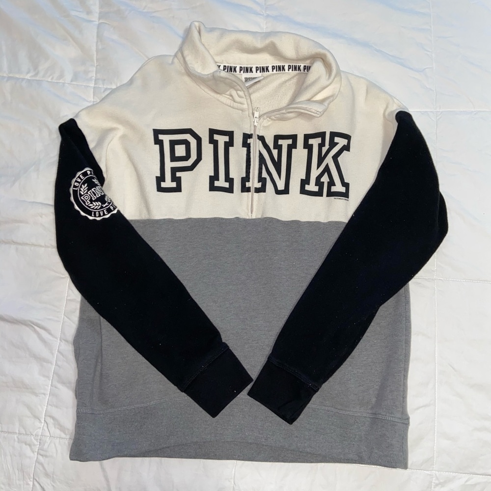 VS PINK 1/2 Zip